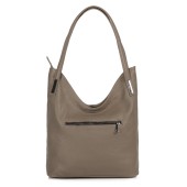 Geanta dama din piele naturala DiAmanti Tuscania Taupe Închis Geanta dama din piele naturala DiAmanti Tuscania Taupe Închis